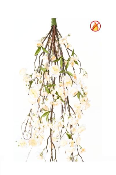 Ciliegio ramo artificiale 90 cm fuoco resistente ES