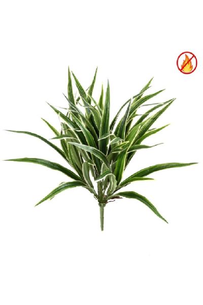 Chlorophytum variegato ramo artificiale 42 cm fuoco resistente ES