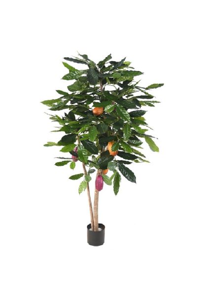 Albero artificiale di cacao con frutti