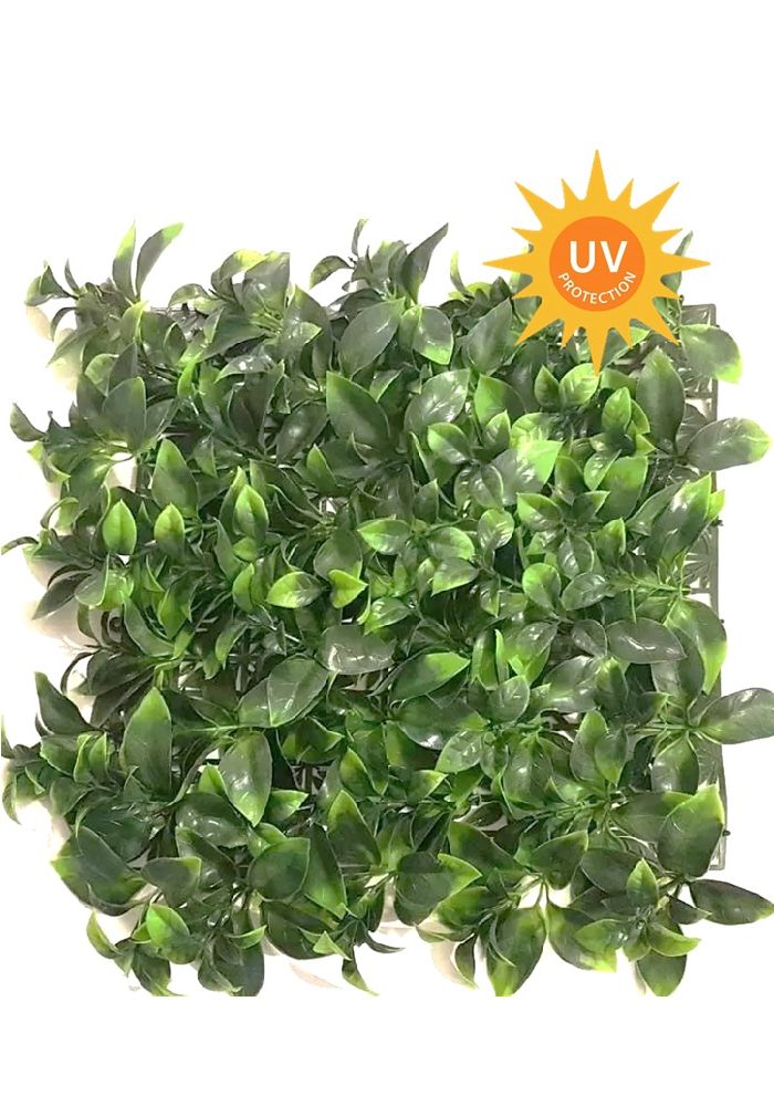 Siepe artificiale gelsomino UV cm 100 x 100 in mattonelle VE