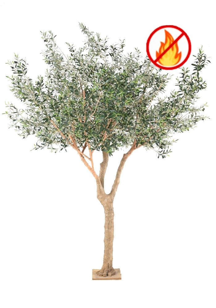 Albero olivo artificiale H 370 x L 260 FR cm es